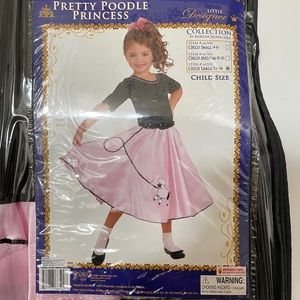 Pretty Poodle Princess- Kids 50s Costume